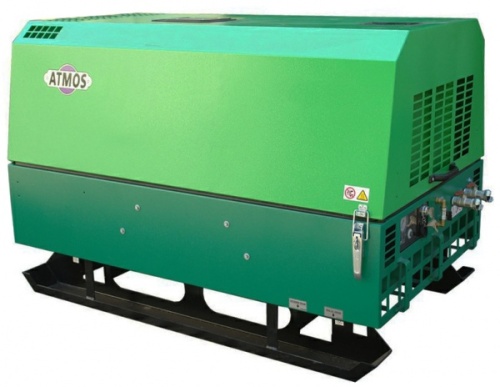 Дизельный передвижной компрессор Atmos PDP 95 10 на салазках  