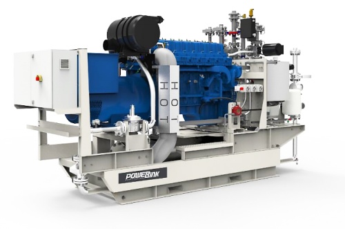 Газовый генератор (электростанция) POWERLINK GXС550NG  