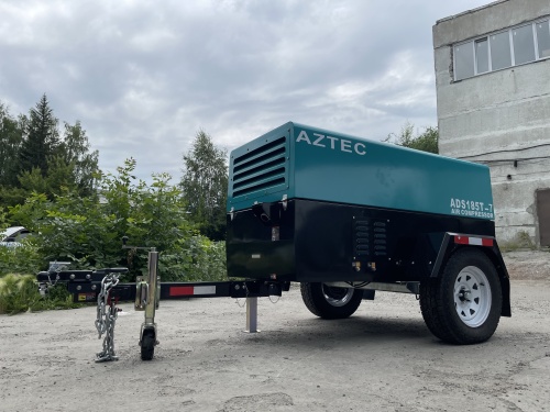 Дизельный передвижной компрессор Aztec ADS185T-7 (на шасси)   фото 6