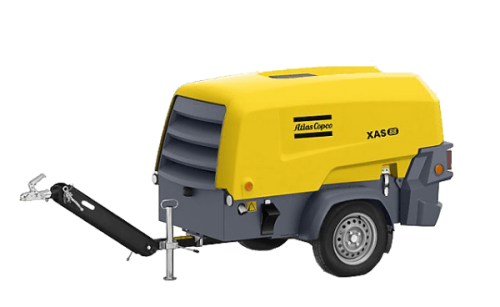 Дизельный передвижной компрессор Atlas Copco XAS 38 Kd (на шасси)  