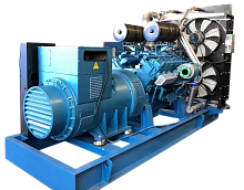 Дизельный генератор (электростанция) АД-550С-Т400-2РМ11-AR на раме с АВР 