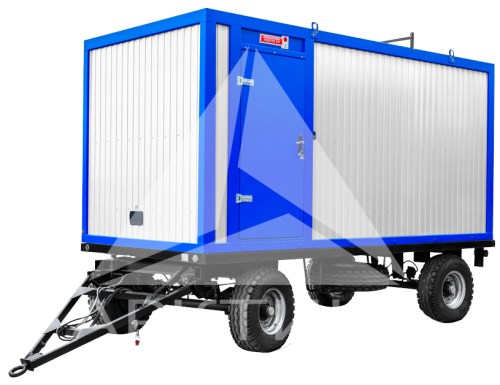 Дизельный генератор (ДГУ) Азимут ЭД-550-Т400-1РКМ26 на шасси  