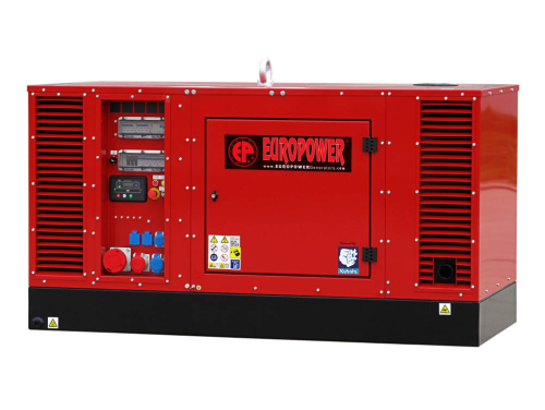 Дизельный генератор (ДГУ) EUROPOWER EP 20 TDE с АВР в кожухе Дизельный генератор (ДГУ) EUROPOWER EP 20 TDE с АВР в кожухе