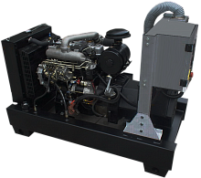 Открытый дизельный генератор АД-30С-Т400-1РМ28-AR на раме