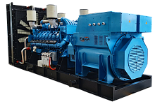 Дизельный генератор (электростанция) АД-630С-Т400-2РМ9-AV на раме с АВР 
