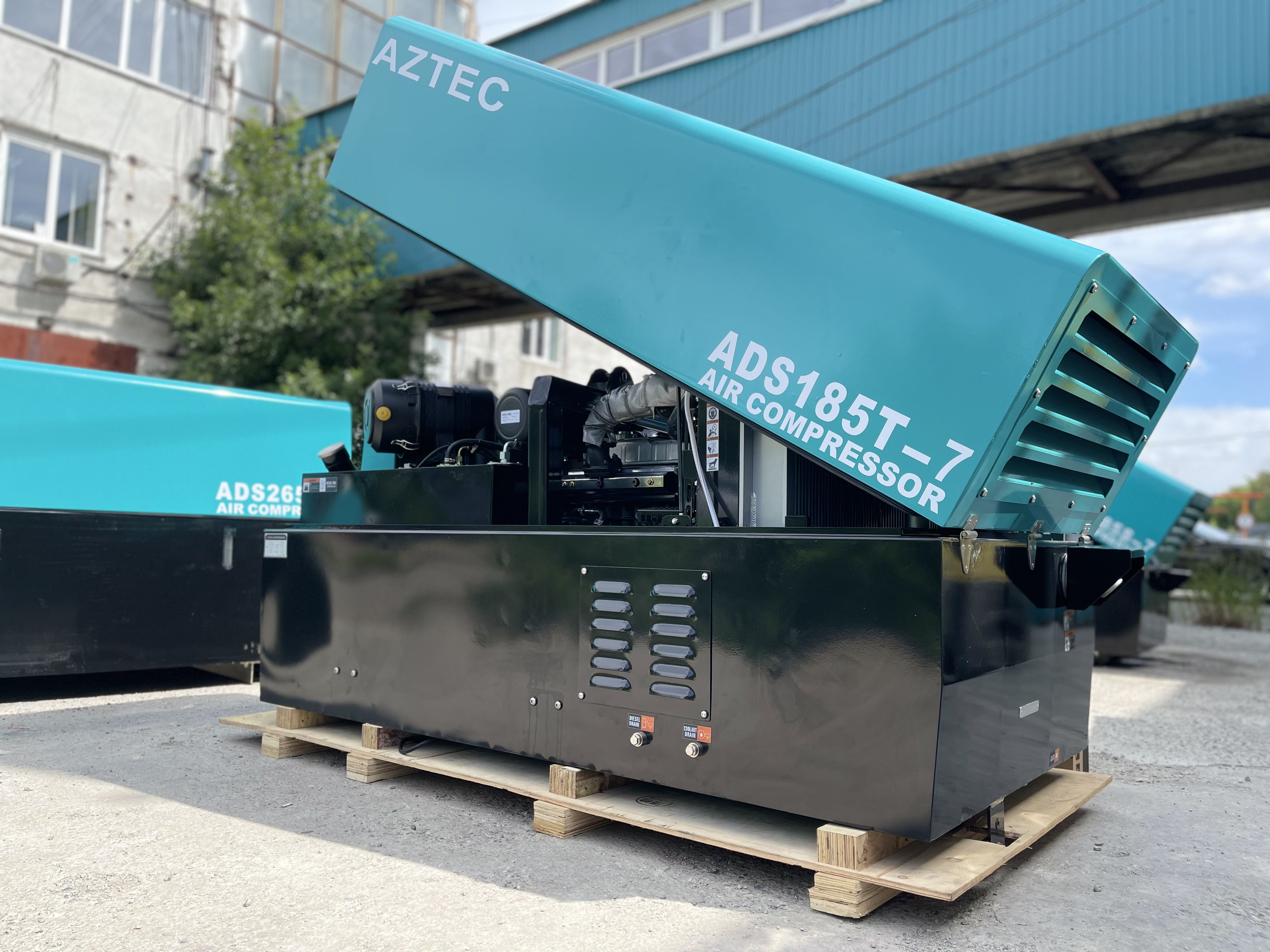 Дизельный передвижной компрессор Aztec ADS185T-7 (на шасси)   фото 46