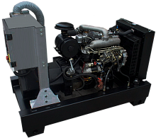 Открытый дизельный генератор АД-25С-Т400-1РМ28-AR на раме
