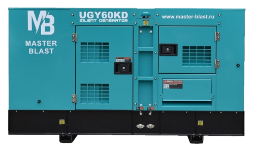Дизельный генератор (ДГУ) MASTER BLAST UGY60KD4 в кожухе  