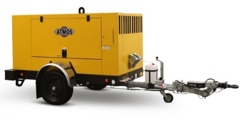 Дизельный передвижной компрессор Atmos PDP 65 регул без тормоза  