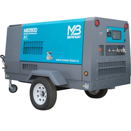 Дизельный передвижной компрессор Master Blast MB390D-15   фото 4