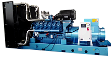Дизельный генератор (электростанция) АД-1500С-Т400-1РМ9-AV на раме 