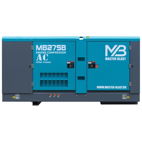 Дизельный передвижной компрессор Master Blast MB275B+AC   фото 2