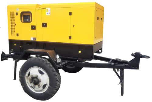 Дизельный генератор (ДГУ) AKSA AJD110 на шасси  