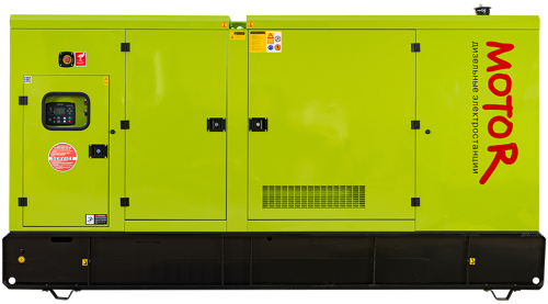 Дизельный генератор (ДГУ) Motor AD400-T400 (Woling) в кожухе  