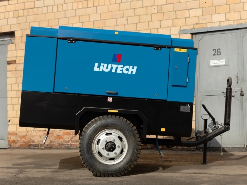 Дизельный передвижной компрессор Liutech LUY100-12 (на шасси)   фото 2