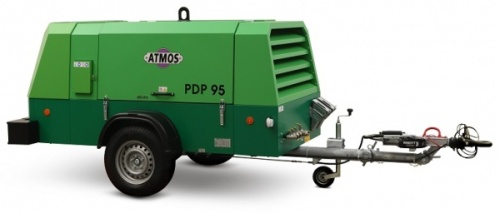 Дизельный передвижной компрессор Atmos PDP 95 10 регул без тормоза  