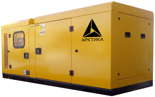Дизельный генератор (ДГУ) Арктика АД360D-Т400 с АВР в кожухе  