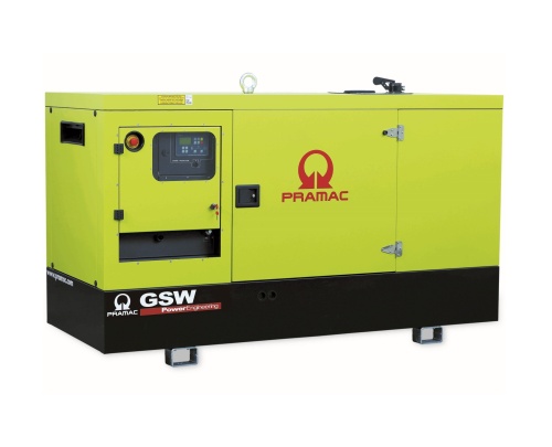 Дизельный генератор (ДГУ) PRAMAC GSW110P в кожухе  