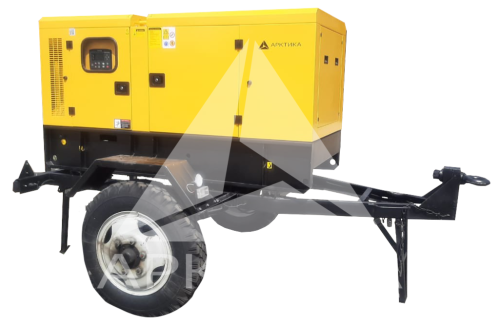 Дизельный генератор (ДГУ) SDMO J77K на шасси  