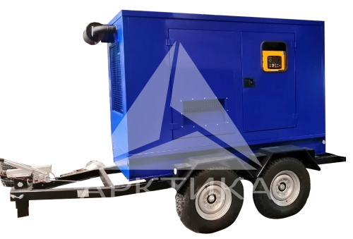 Дизельный генератор (ДГУ) AKSA APD 200C на шасси   фото 2