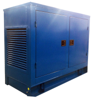 Дизельный электрогенератор АД-300С-Т400-2РПМ11-AR под капотом с АВР
