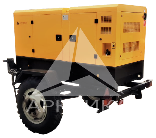 Дизельный генератор (электростанция) ЭД-75-Т400-2РПМ19-AR на шасси с АВР фото 2