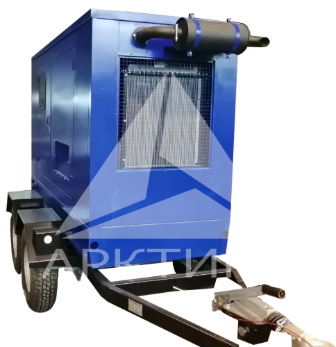 Дизельный генератор (ДГУ) Арктика ЭД-300-Т400-2РКМ18-ST с АВР на шасси   фото 2