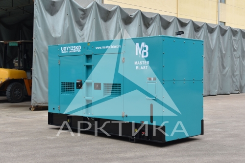 Дизельный генератор (ДГУ) MASTER BLAST UGY125KD3 в кожухе   фото 4