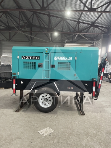 Дизельный передвижной компрессор Aztec UDS390T-10 (на шасси)   фото 4