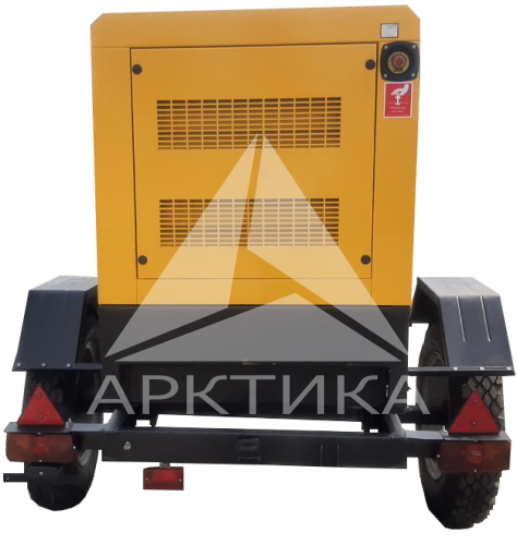 Дизельный генератор (электростанция) ЭД-75-Т400-2РПМ19-AR на шасси с АВР фото 3