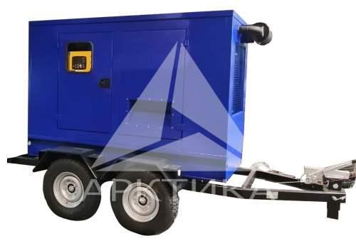 Дизельный генератор (ДГУ) AKSA AD 710 на шасси   фото 2