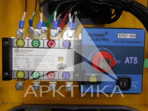 Дизельный генератор (ДГУ) Арктика АД-640С-Т400-2РКМ11-AR с АВР в кожухе   фото 4