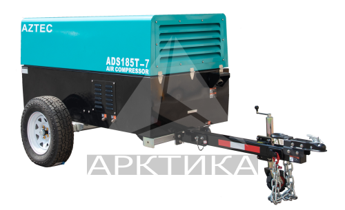 Дизельный передвижной компрессор Aztec ADS185T-7 (на шасси)  